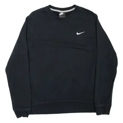 NIKE Mens Sweatshirt Black L