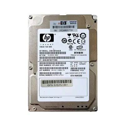 635332-001 HP 146GB 6Gb/s SAS 15000 2.5-inch Hard Drive