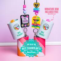 Custom Lanyard - Personalized Teacher Gift - Affordable School Gift - Teacher Christmas Present - Teacher Holiday Present - S...