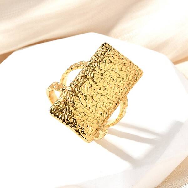304 Stainless Steel Open Cuff Ring for Women