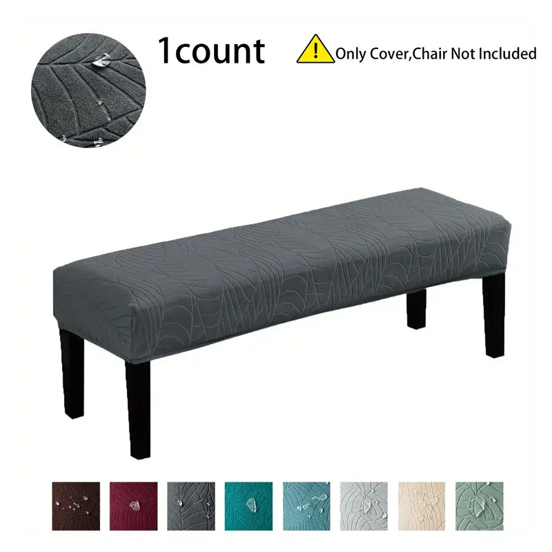 Tree Leaf Pattern Chair Cover, 1 Count Waterproof Elastic Chair Cover, Removable & Washable Chair Cover for Home Dining Room