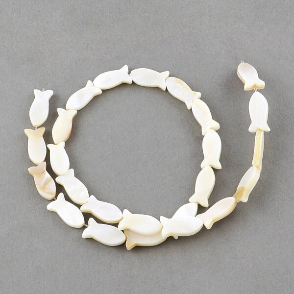 Natural Sea Shell Beads Strands