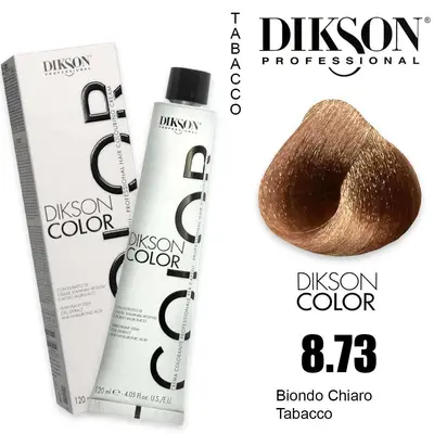 Dikson Color 120 Ml 8.73 Light Blonde Tobacco