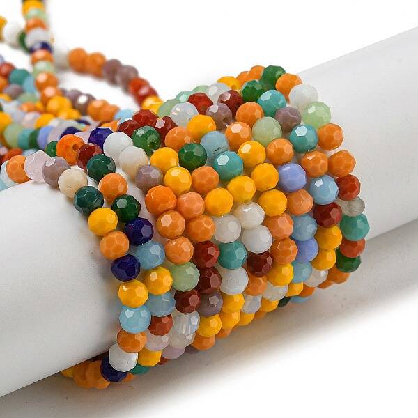 Opaque Glass Beads Stands