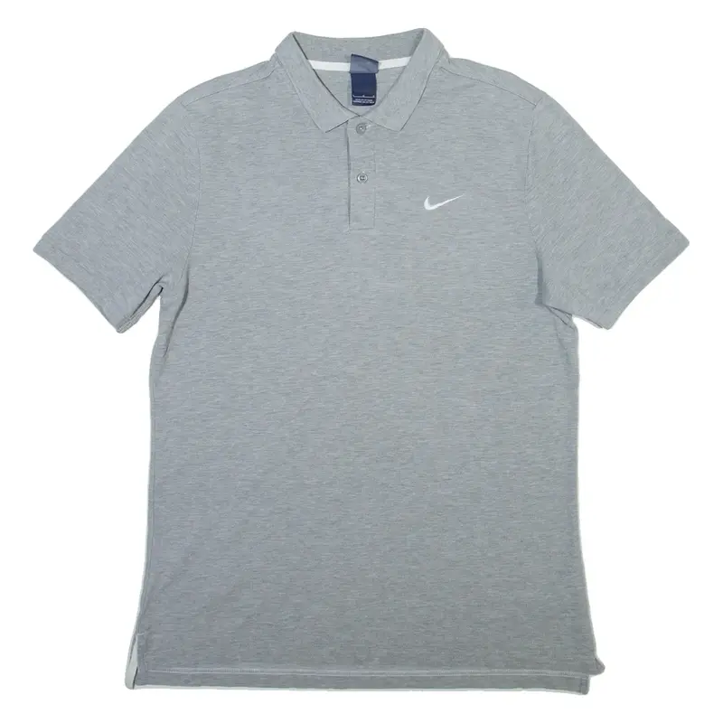 NIKE Mens Polo Shirt Grey L