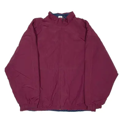 REEBOK Mens Jacket Maroon 2XL