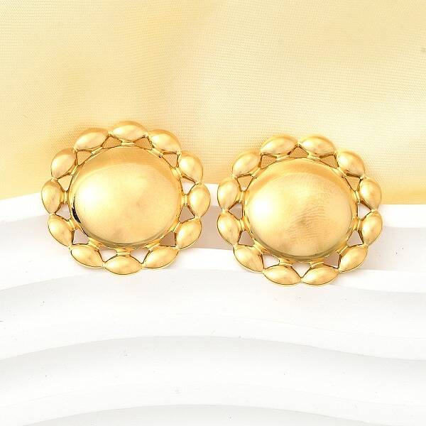 304 Stainless Steel Stud Earrings