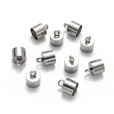 Tarnish Resistant 304 Stainless Steel Cord Ends