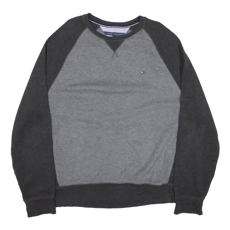 TOMMY HILFIGER Sweatshirt Grey Mens XL
