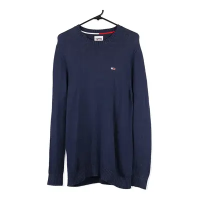 Tommy Jeans Jumper - XL Navy Cotton