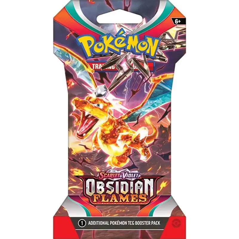 OBSIDIAN FLAMES SLEEVED BOOSTER PACK