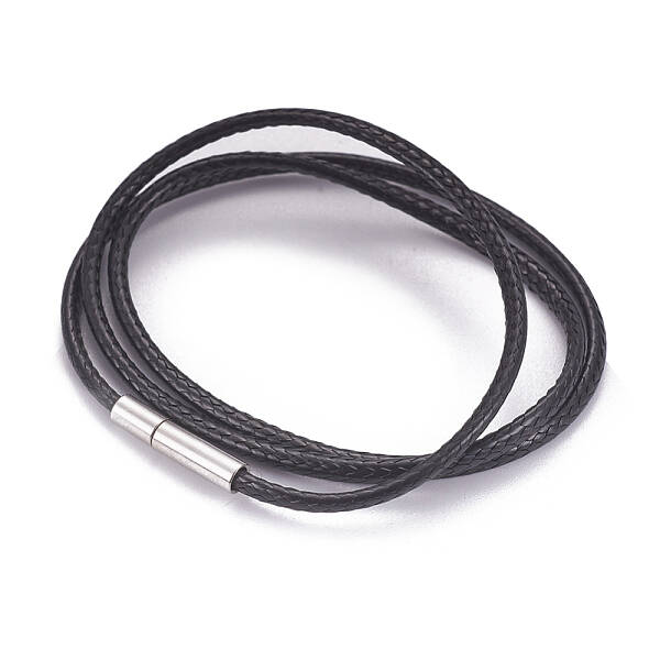 Waxed Cord Necklace Making