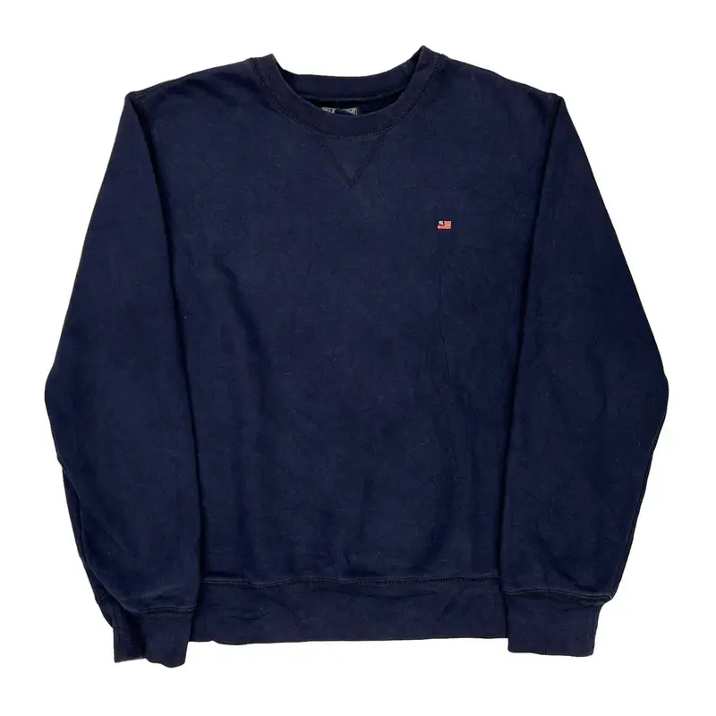 Ralph Lauren Sweatshirt - XL Navy Cotton Blend