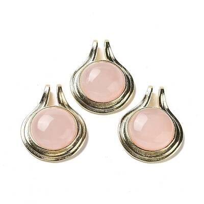 Natural Rose Quartz Pendants