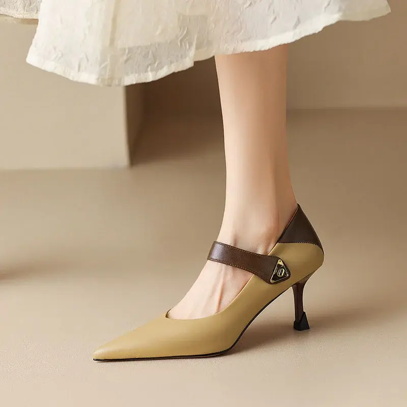 CHIKO Janiyah Pointy Toe Stiletto Mary Jane Shoes
