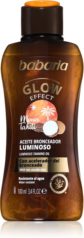 Babaria Tanning Oil Gel with Luminous Effect 100ml