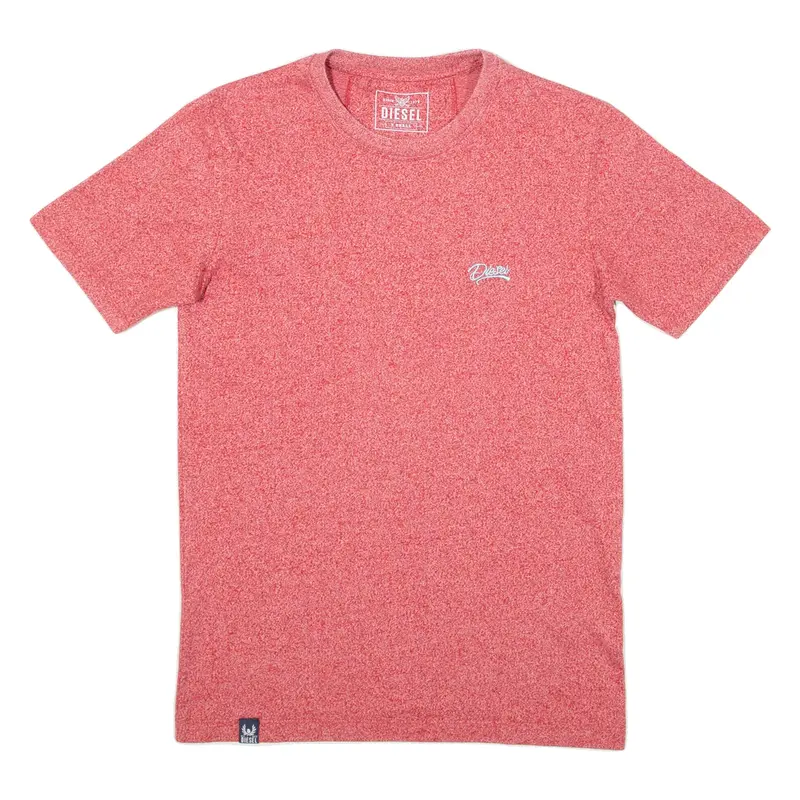 DIESEL Mens T-Shirt Red XS
