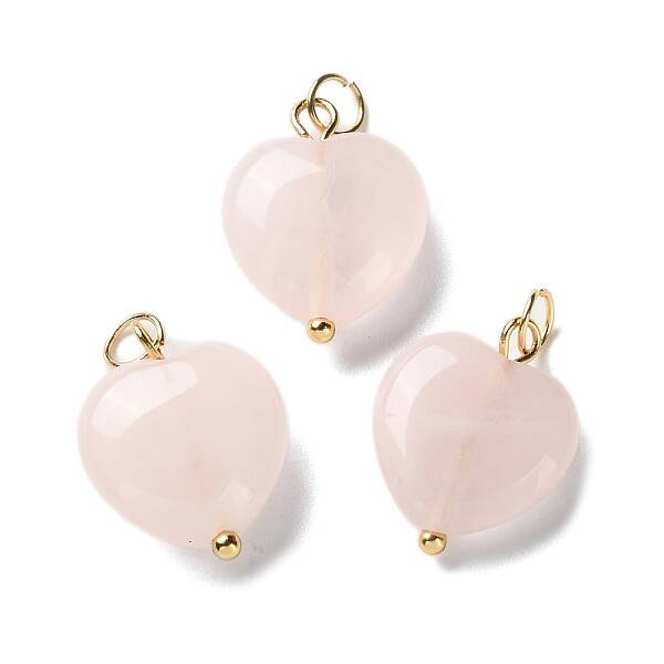 Natural Rose Quartz Pendants