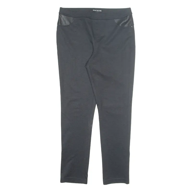 DKNY Womens Trousers Black Regular Tapered W30 L27