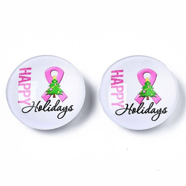 Glass Paper Snap Buttons