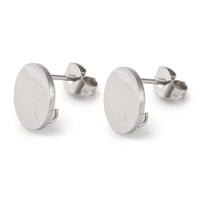 304 Stainless Steel Stud Earring Findings