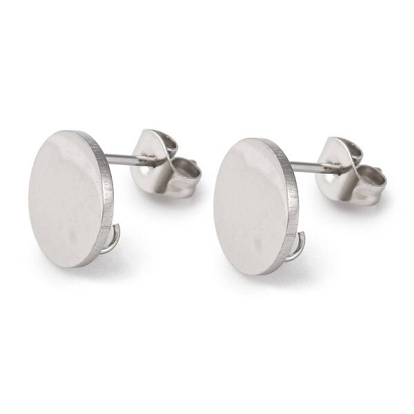 304 Stainless Steel Stud Earring Findings