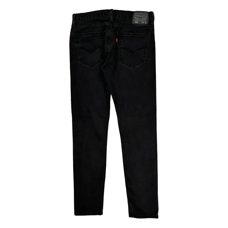 512 Levis Jeans - 32W 32L Black Cotton Blend