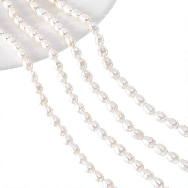 2 Strands Natural Cultured Freshwater Pearl Beads Strands