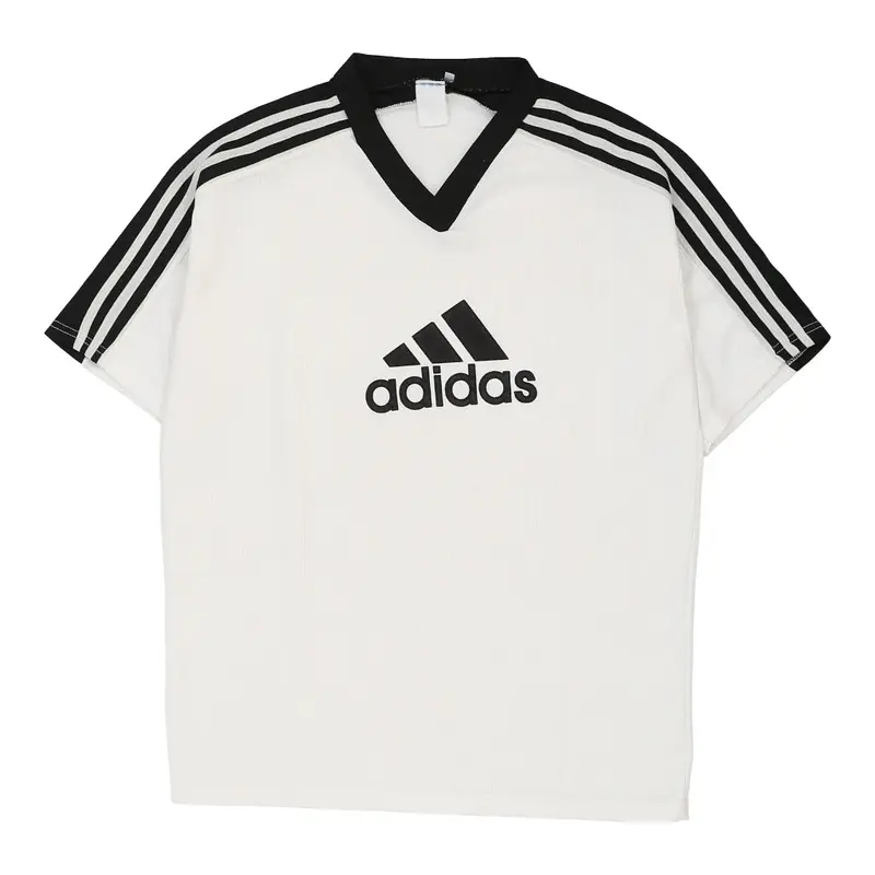 Adidas Spellout Footall shirt - Medium White Polyester