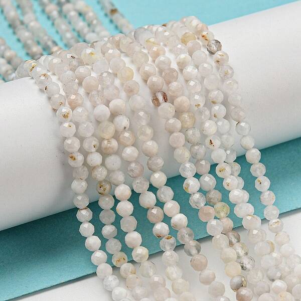 Natural Rainbow Moonstone Beads Strands