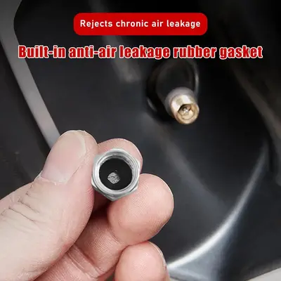 Car Tire Valve Stem Cap, Car Valve Cap, Portable Air Caps Cover, Universal Car Tyre Repair Tool for Cars, Bike, Trucks Motorc...