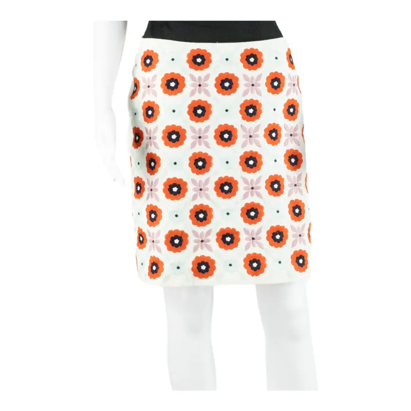 BODEN Poppy Short Mini Skirt Cream Womens UK 10