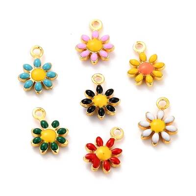 Brass Enamel Charms