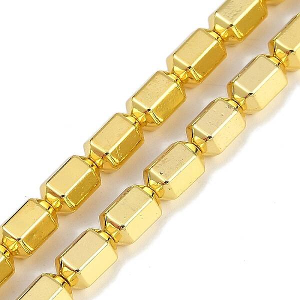 Electroplated Synthetic Non-magnetic Hematite Beads Strands