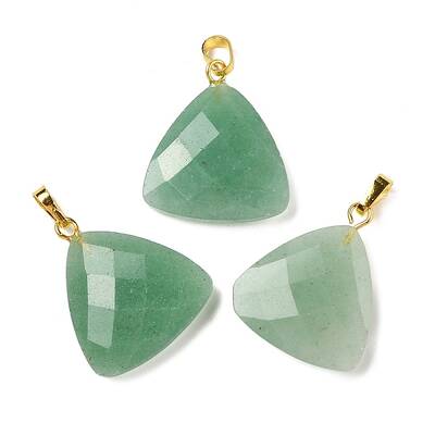 Natural Green Aventurine Pendants