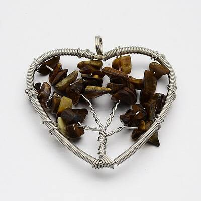 Brass Gemstone Pendants