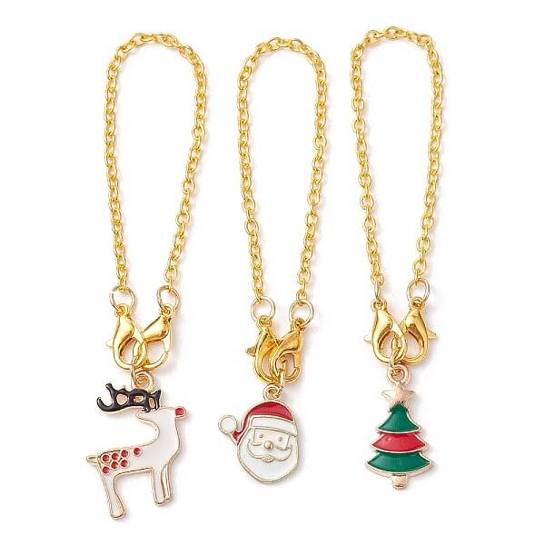 Christmas Alloy Enamel Cup Charms