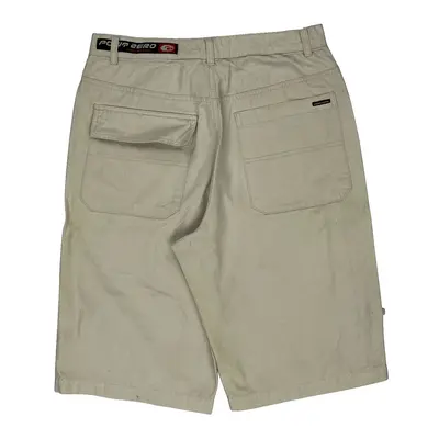 Hip Hop Point Zero Cargo Shorts - 32? Waist Beige Cotton