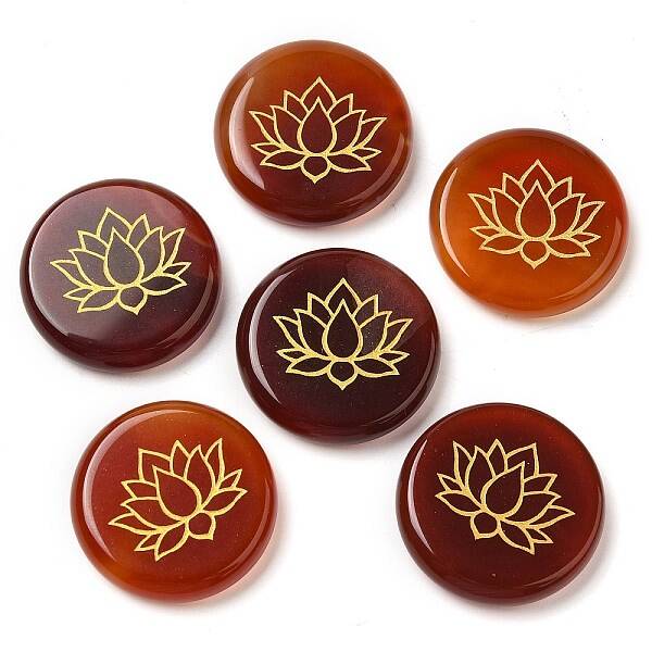 Natural Red Agate(Dyed & Heated) Cabochons