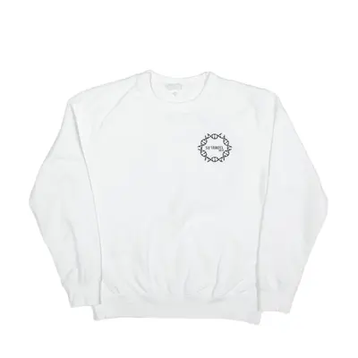 AWD Su Travel Train Sweatshirt White Mens M