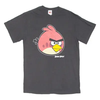 ANGRY BIRDS Mens T-Shirt Black M