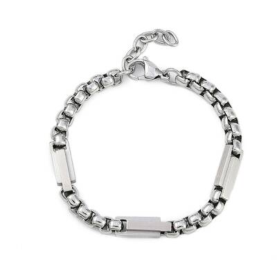 304 Stainless Steel Box Chains Bracelets