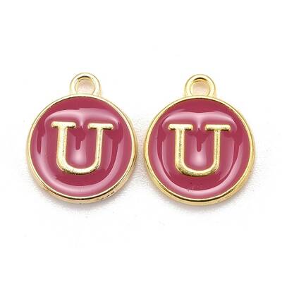 Golden Plated Alloy Enamel Charms