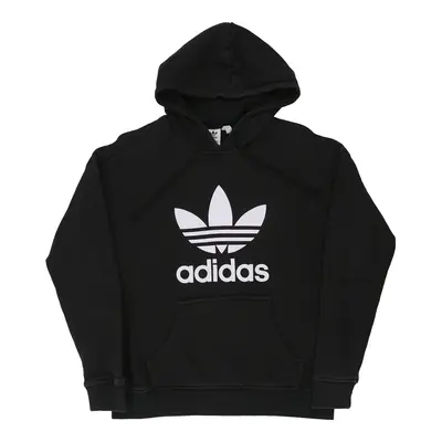 Adidas Spellout Hoodie - XS Black Cotton