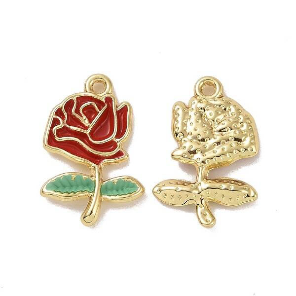 Rack Plating Alloy Enamel Pendants