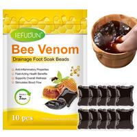 Bee Venom Drainage Foot Soak Beads, 10pcs/set Deep Cleaning Foot Soak Beads, Foot Care Product for Women & Men