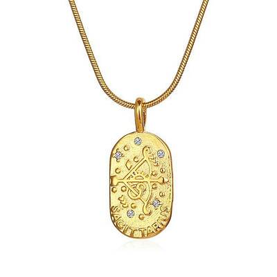 Constellations Cubic Zirconia Pendant Necklace
