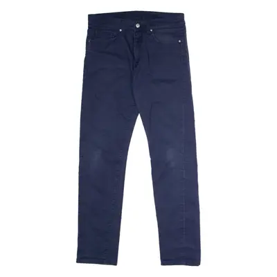CARHARTT WIP Vicious Mens Twill Trousers Blue Regular Straight W32 L32
