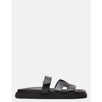 Steve Madden MAYVEN BLACK LEATHER Sandals