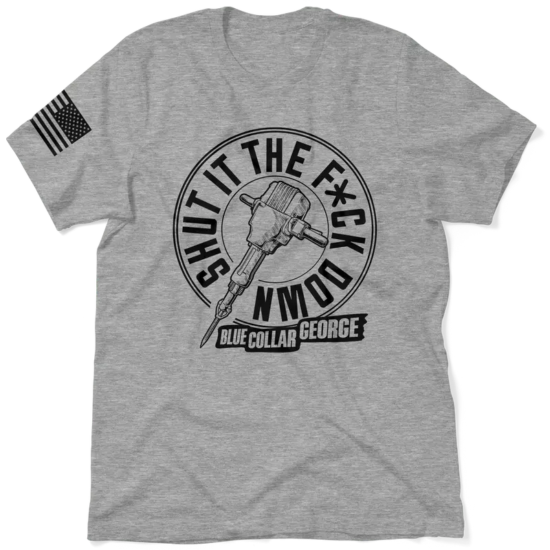Blue Collar George Shut It - Safety T-Shirt